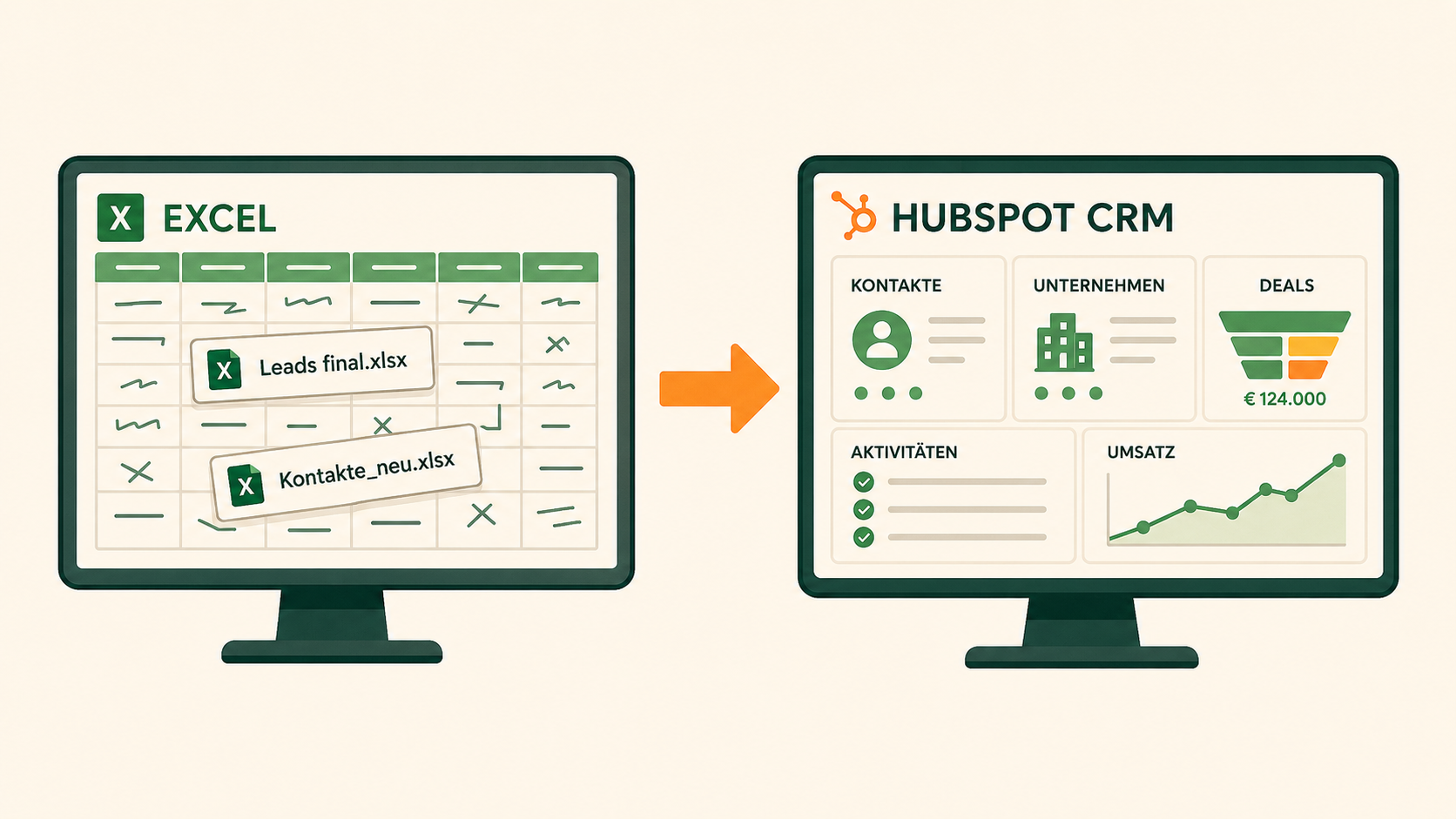 Von Excel zu HubSpot: Wann sich der Umstieg lohnt